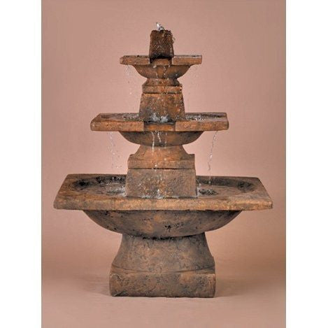 3-Tier Quadrate Outdoor Water Fountain product image