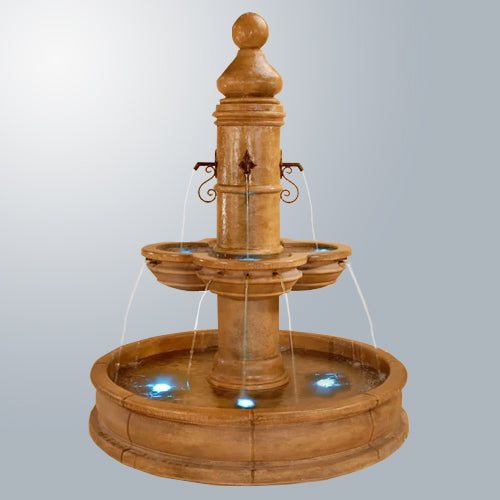 Beaumont Fountain with 70 inch Pond