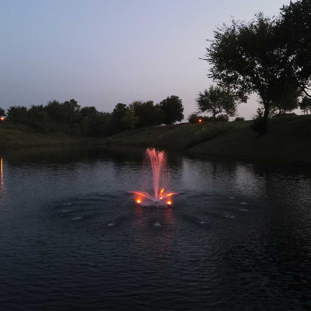 Pond Select Classic Mini Series Small 1/3 HP Pond Fountain, 5 Spray Patterns
