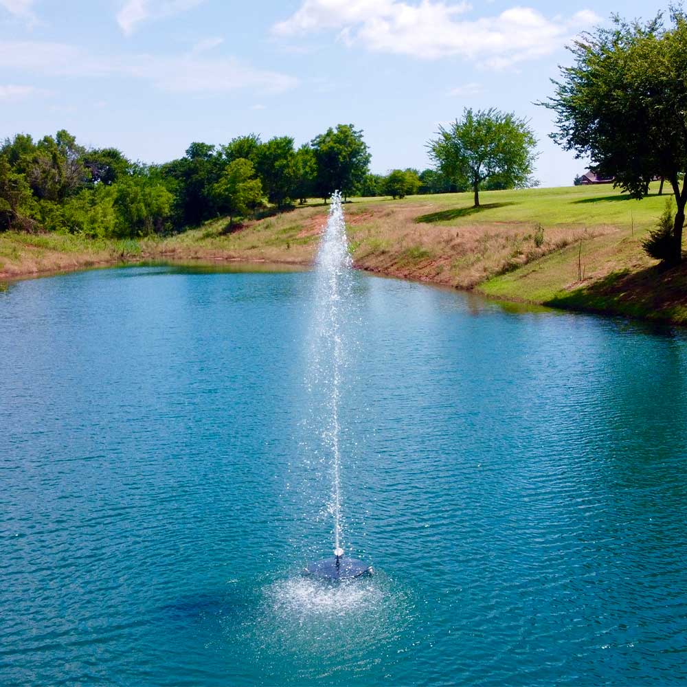Pond Select Classic Mini Series Small 1/3 HP Pond Fountain with 5 Spray Patterns