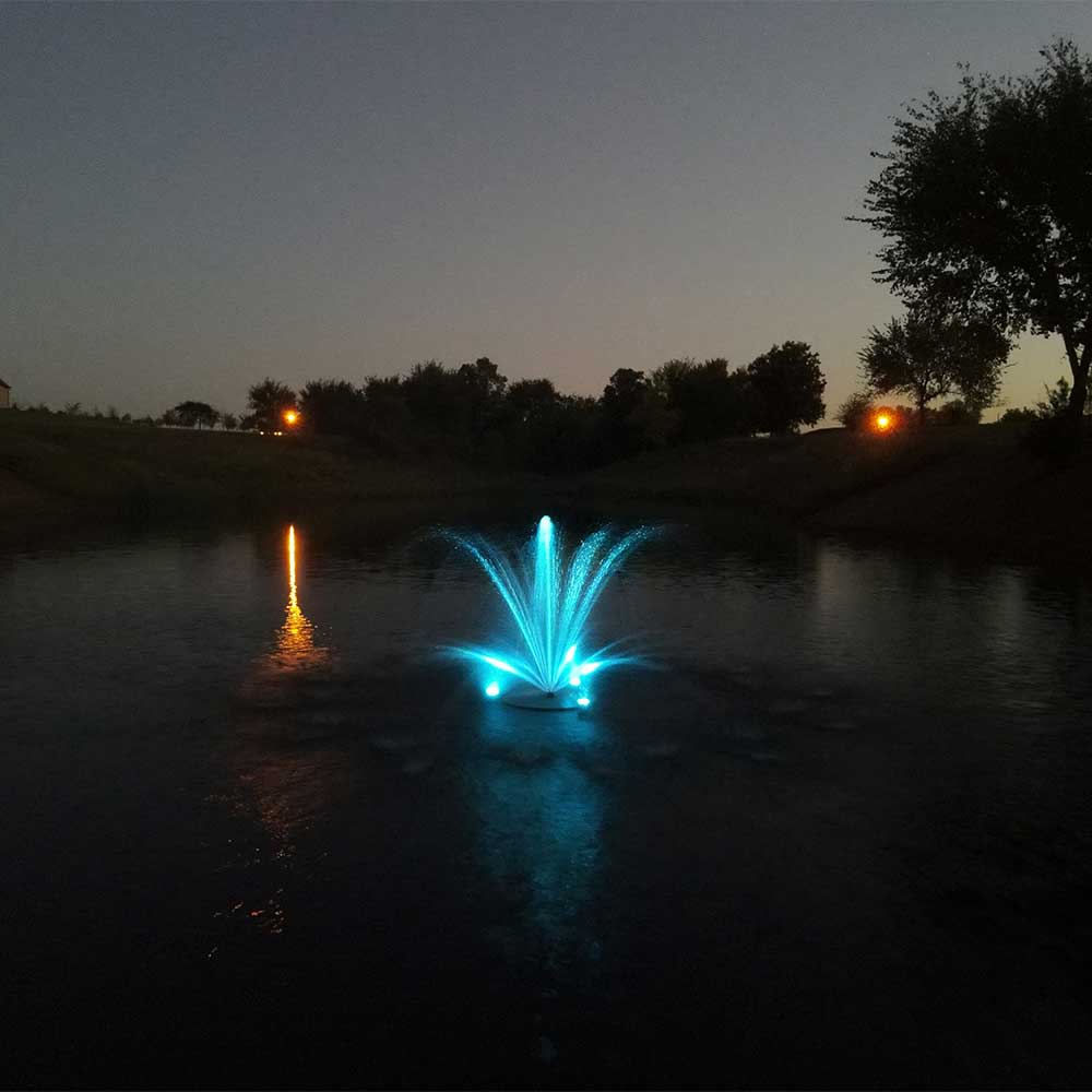 Pond Select Classic Mini Series Small 1/3 HP Pond Fountain, 5 Spray Patterns