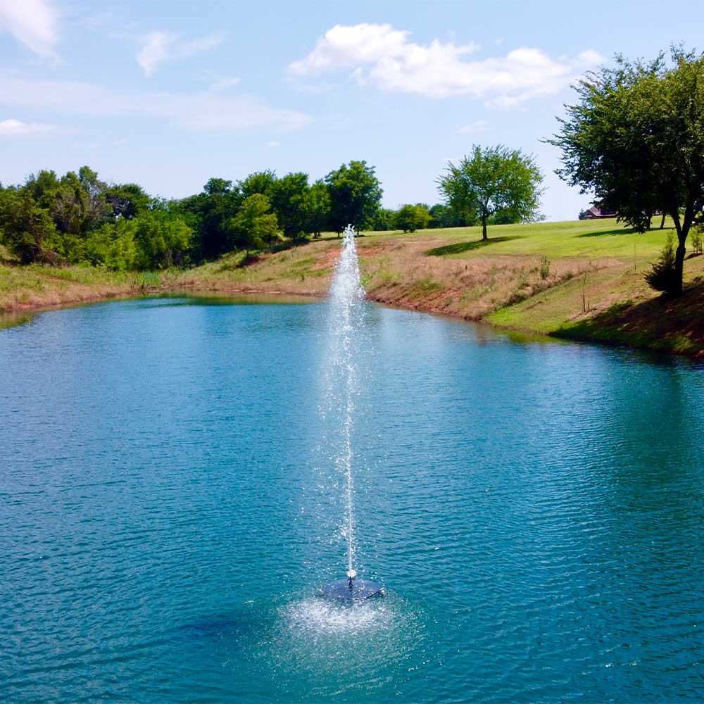 Pond Select Classic Series 1/2 HP Pond Fountain with 5 Spray Patterns 115V