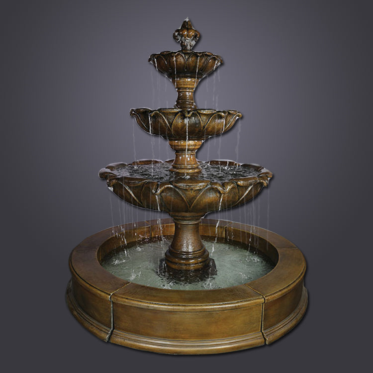 Gardenia Three Tier Easy Pond Fountain product image