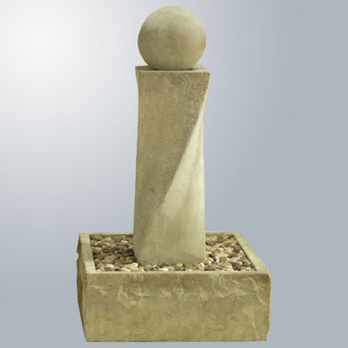 Rustic Mod Twist Fountain With Ball product image