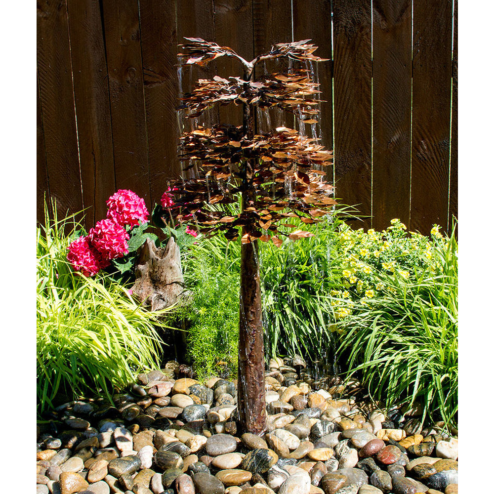 40 inch Copper Sequoia Tree Garden Fountain product image