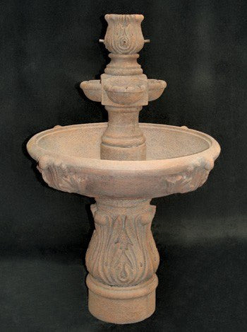 Assisi Tiered Garden Water Fountain with Cobra Pedestal product image