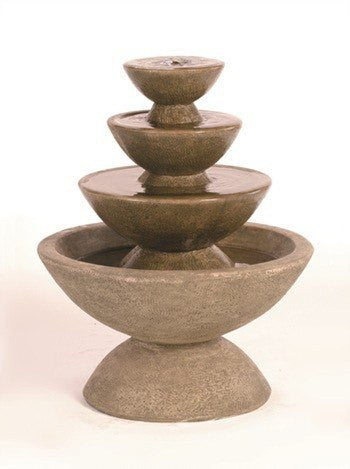 4-Tier Color Bowl Small Garden Water Fountain product image