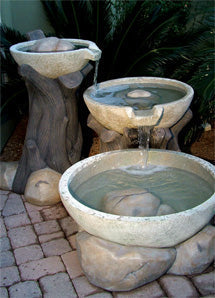 Concrete 2 Section Sycamore Series Fountain product image