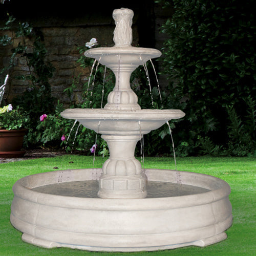 Small Contemporary 2 Tier Fountain in Grando Pool product image