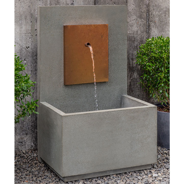 MC2 Wall Outdoor Fountain made from Corten Steel