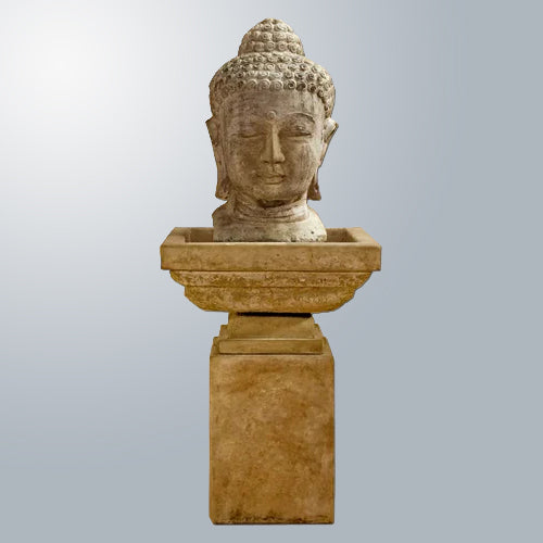 Tall Meditation Buddha Fountain