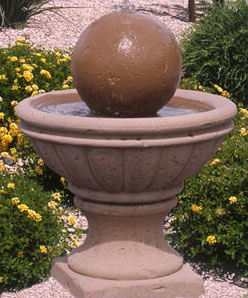 Concrete Tuscany Series Fountain with Spheres product image