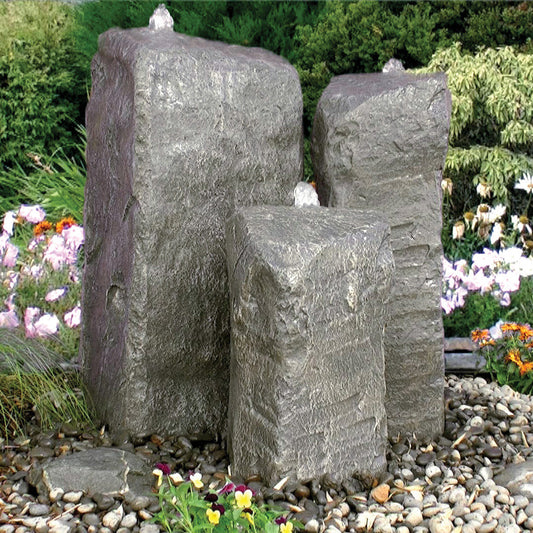 Watershed Cascade Triple Stone Outdoor Fountain product image