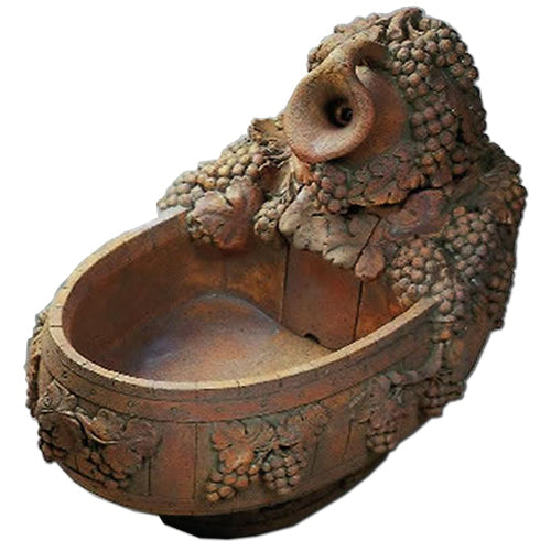 Outdoor Water Fountain featuring a Wine Jug Design