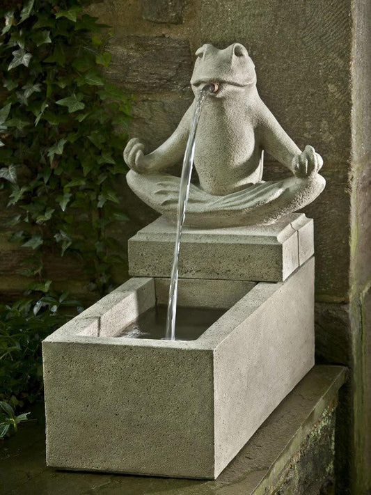 Zen Plinth Frog Water Fountain product image